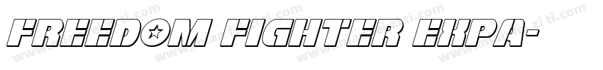 Freedom Fighter Expa字体转换
